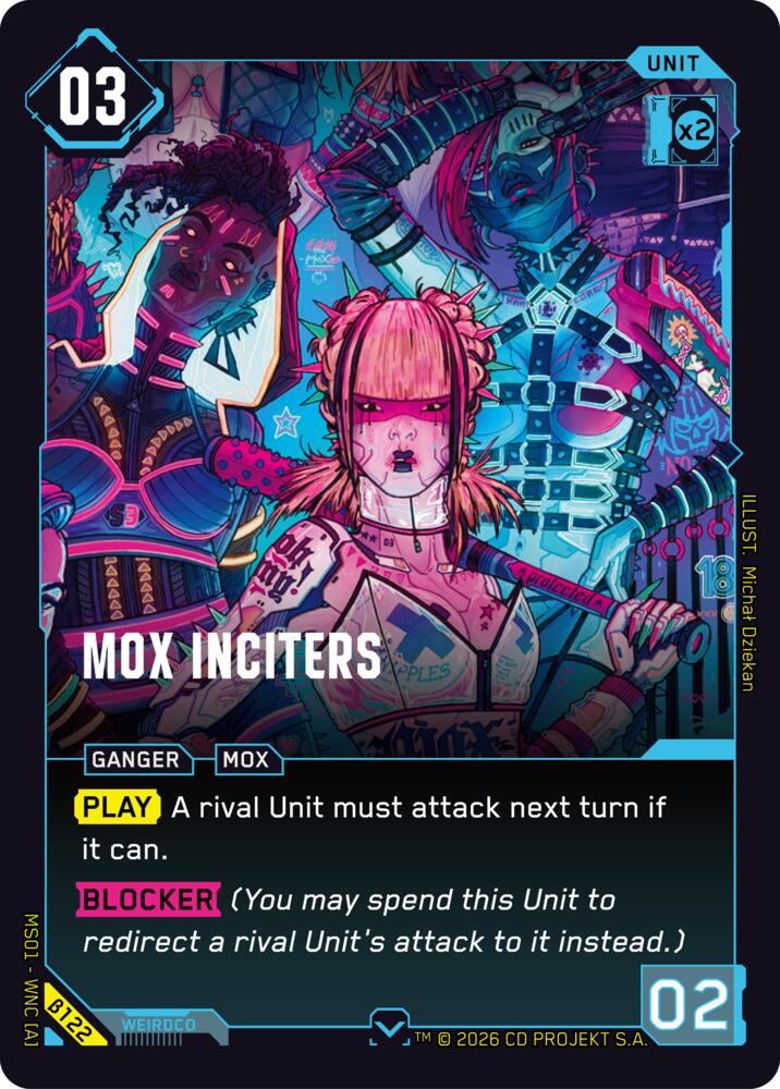 Mox Inciters B122 (Welcome to Night City - Beta)  | Good Games Adelaide SA