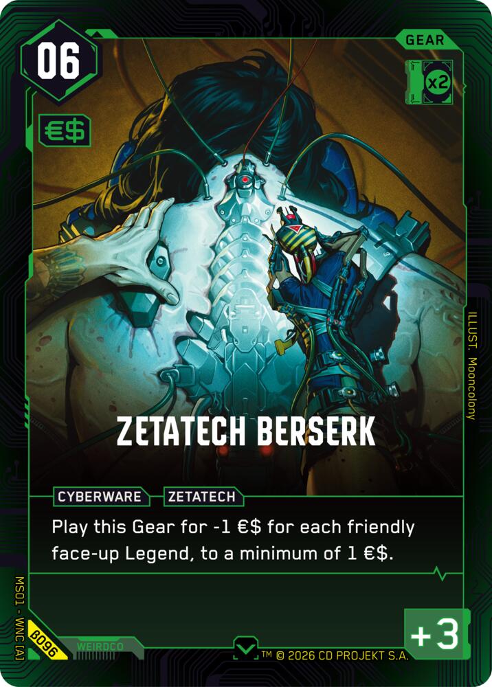 Zetatech Berserk B096 (Welcome to Night City - Beta)  | Good Games Adelaide SA