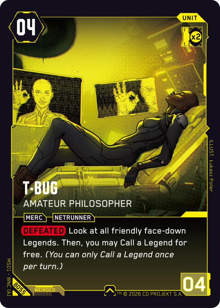 T Bug Amateur Philosopher B055 (Welcome to Night City - Beta)  | Good Games Adelaide SA