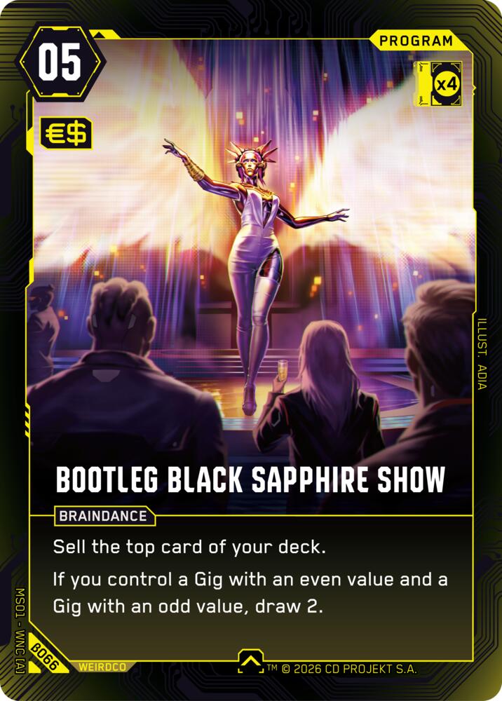 Bootleg Black Sapphire Show B066 (Welcome to Night City - Beta)  | Good Games Adelaide SA
