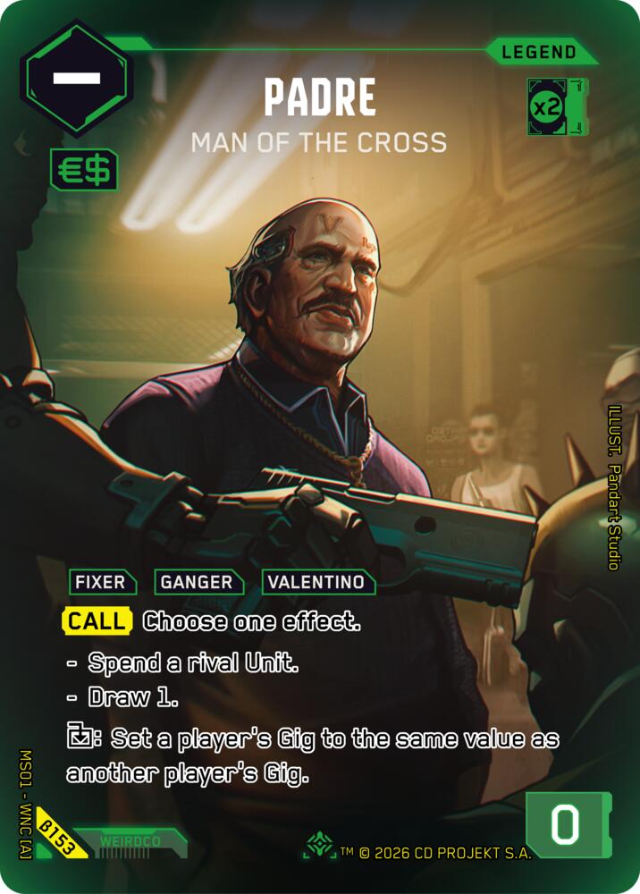 Padre Man of the Cross ILegend B153 (Welcome to Night City - Beta)  - Foil | Good Games Adelaide SA