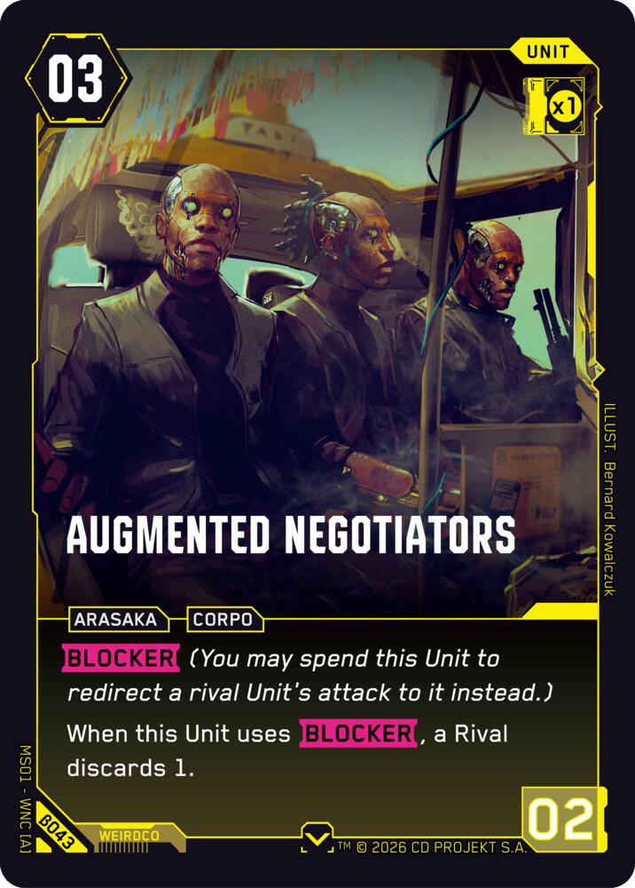 Augmented Negotiators B043 (Welcome to Night City - Beta)  | Good Games Adelaide SA