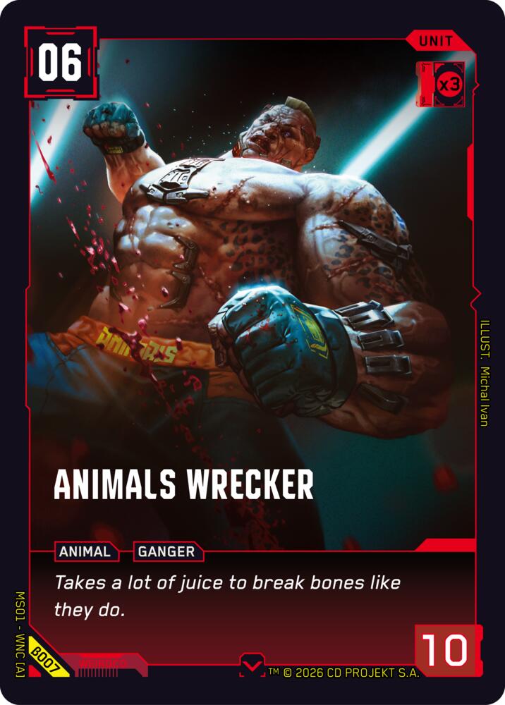 Animals Wrecker B007 (Welcome to Night City - Beta)  | Good Games Adelaide SA