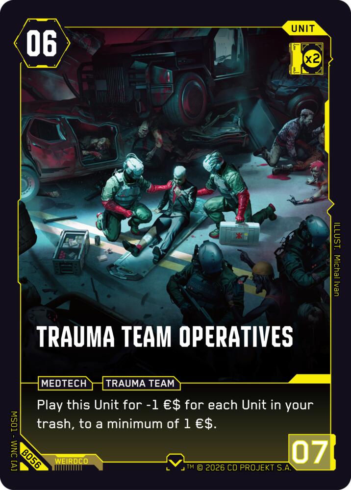 Trauma Team Operatives B056 (Welcome to Night City - Beta)  | Good Games Adelaide SA