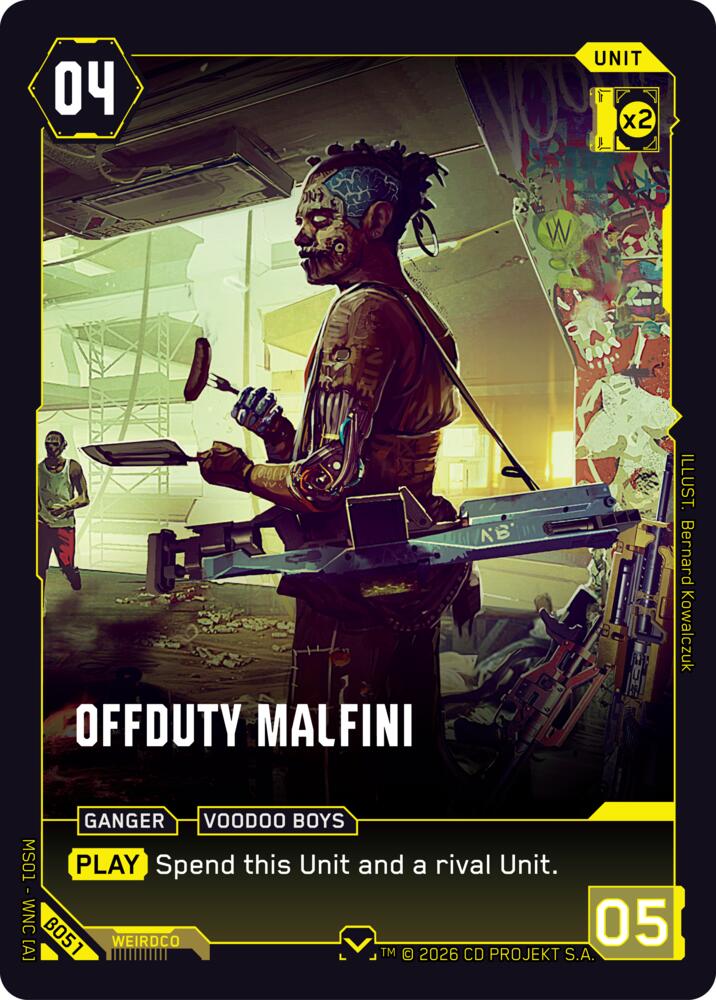 Offduty Malfini B051 (Welcome to Night City - Beta)  | Good Games Adelaide SA