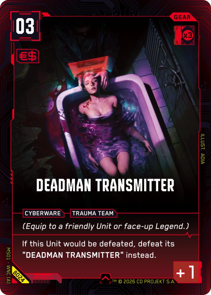 Deadman Transmitter B024 (Welcome to Night City - Beta)  | Good Games Adelaide SA