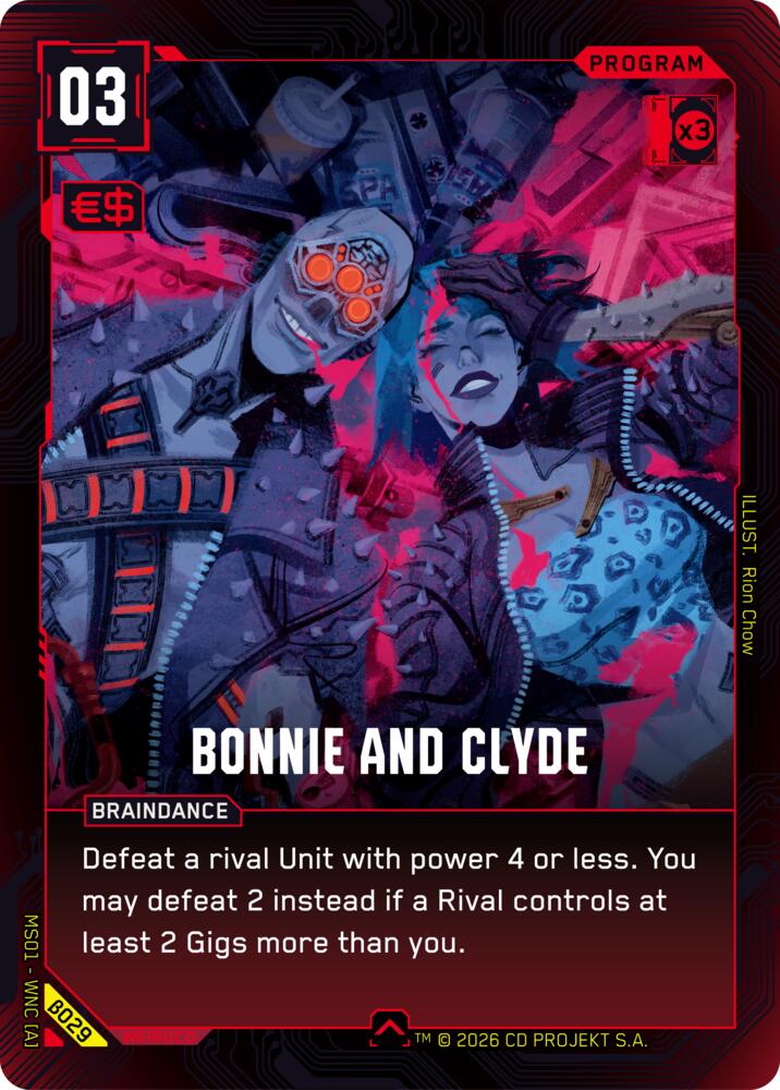 Bonnie and Clyde B029 (Welcome to Night City - Beta)  | Good Games Adelaide SA