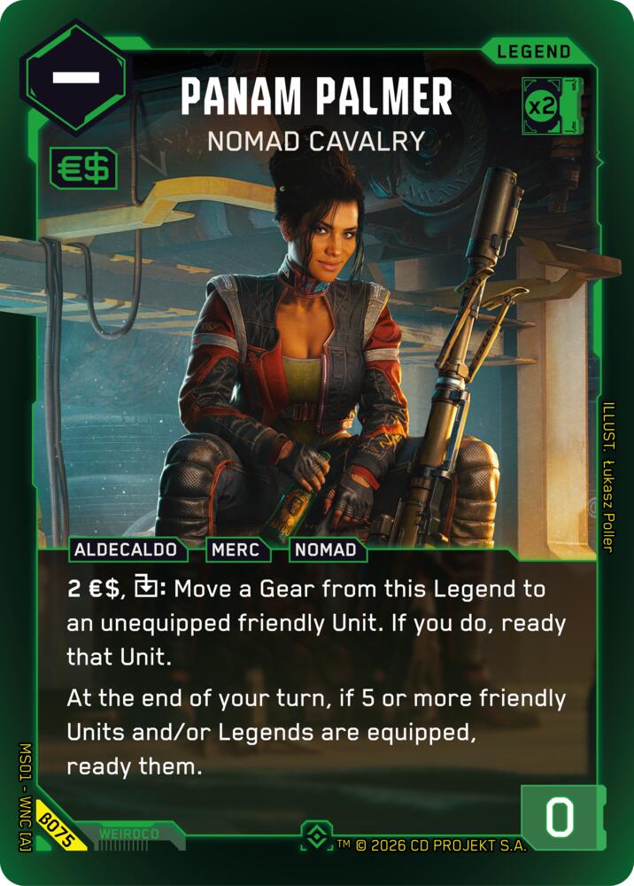 Panam Palmer Nomad Cavalry Epic B075 (Welcome to Night City - Beta)  - Foil | Good Games Adelaide SA
