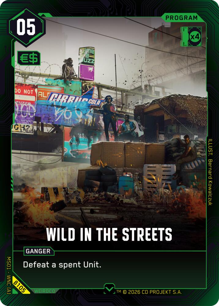 Wild in the Streets B105 (Welcome to Night City - Beta)  | Good Games Adelaide SA