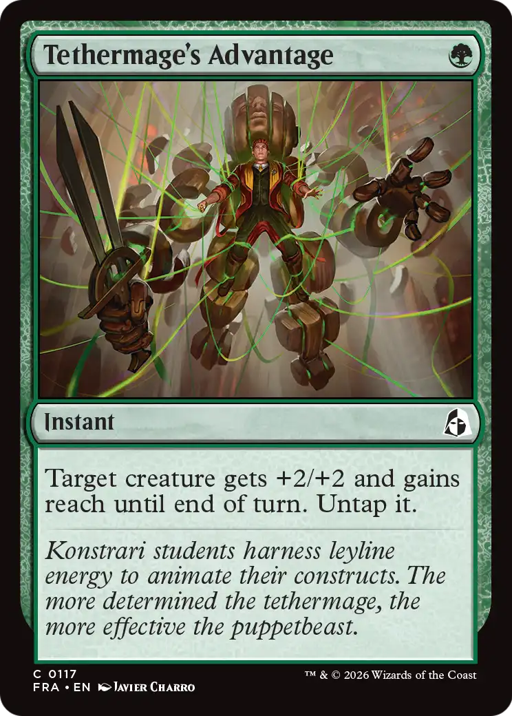 Tethermage's Advantage 117 (Reality Fracture)  - Foil | Good Games Adelaide SA