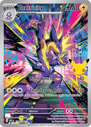 Toxtricity 134/128 (ME: 30th Celebration)  - Holofoil | Good Games Adelaide SA