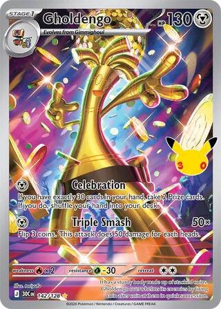 Gholdengo 142/128 (ME: 30th Celebration)  - Holofoil | Good Games Adelaide SA