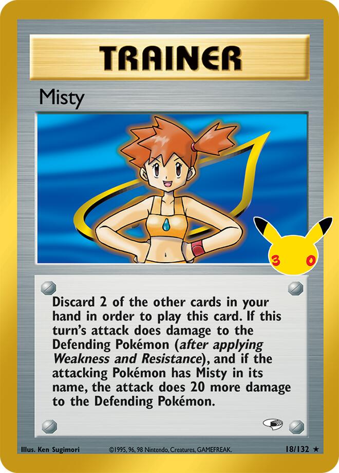 Misty 18/132 (ME: 30th Celebration Classic Collection)  - Holofoil | Good Games Adelaide SA