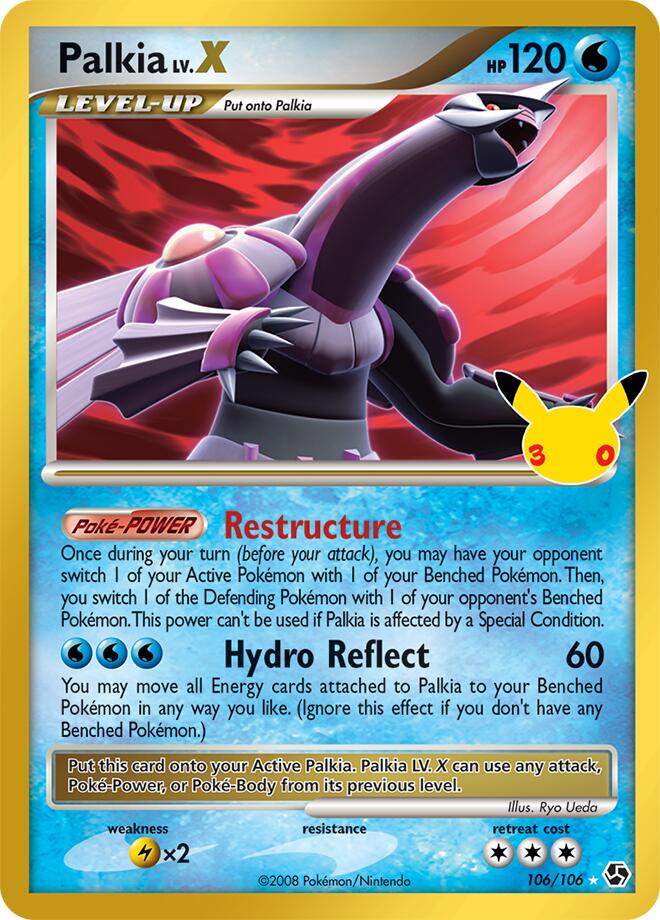 Palkia LVX 106/106 (ME: 30th Celebration Classic Collection)  - Holofoil | Good Games Adelaide SA