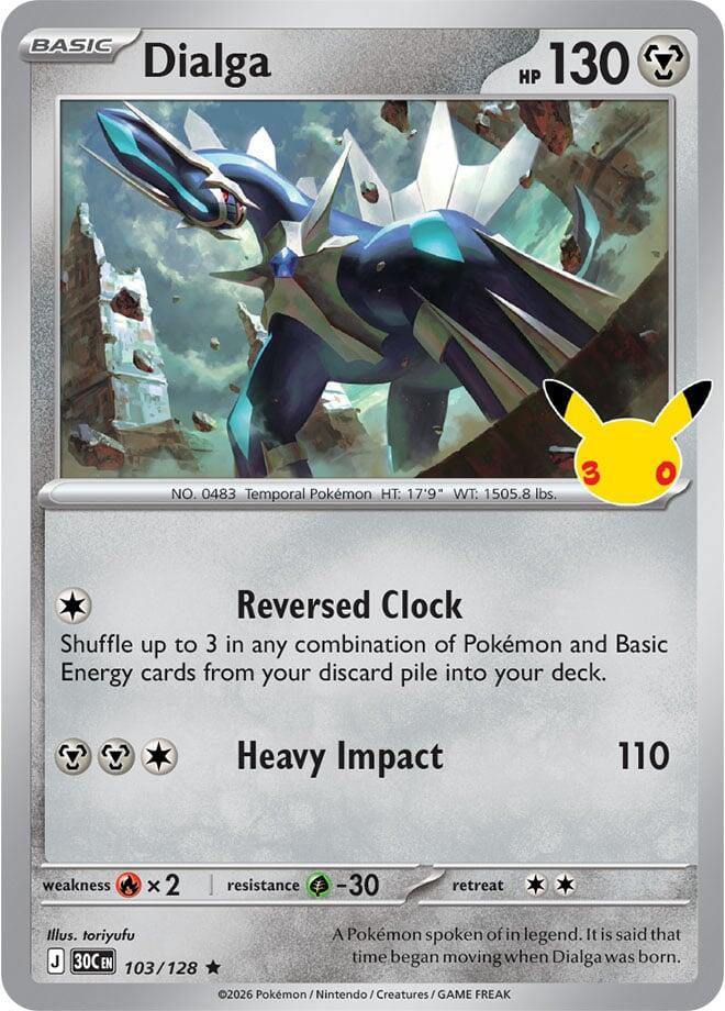 Dialga 103/128 (ME: 30th Celebration)  - Holofoil | Good Games Adelaide SA