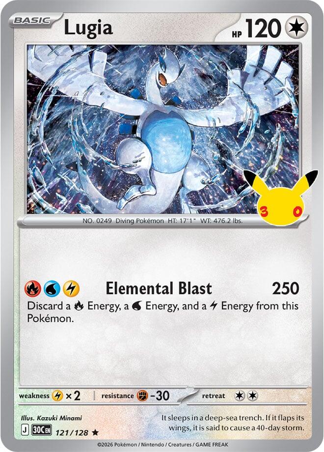 Lugia 121/128 (ME: 30th Celebration)  - Holofoil | Good Games Adelaide SA