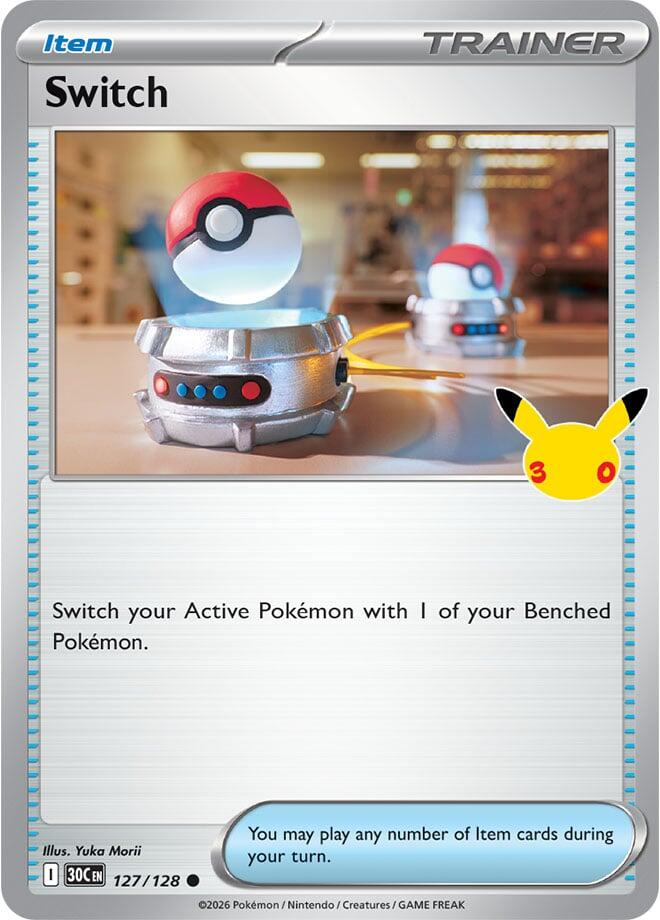 Switch 127/128 (ME: 30th Celebration)  - Holofoil | Good Games Adelaide SA
