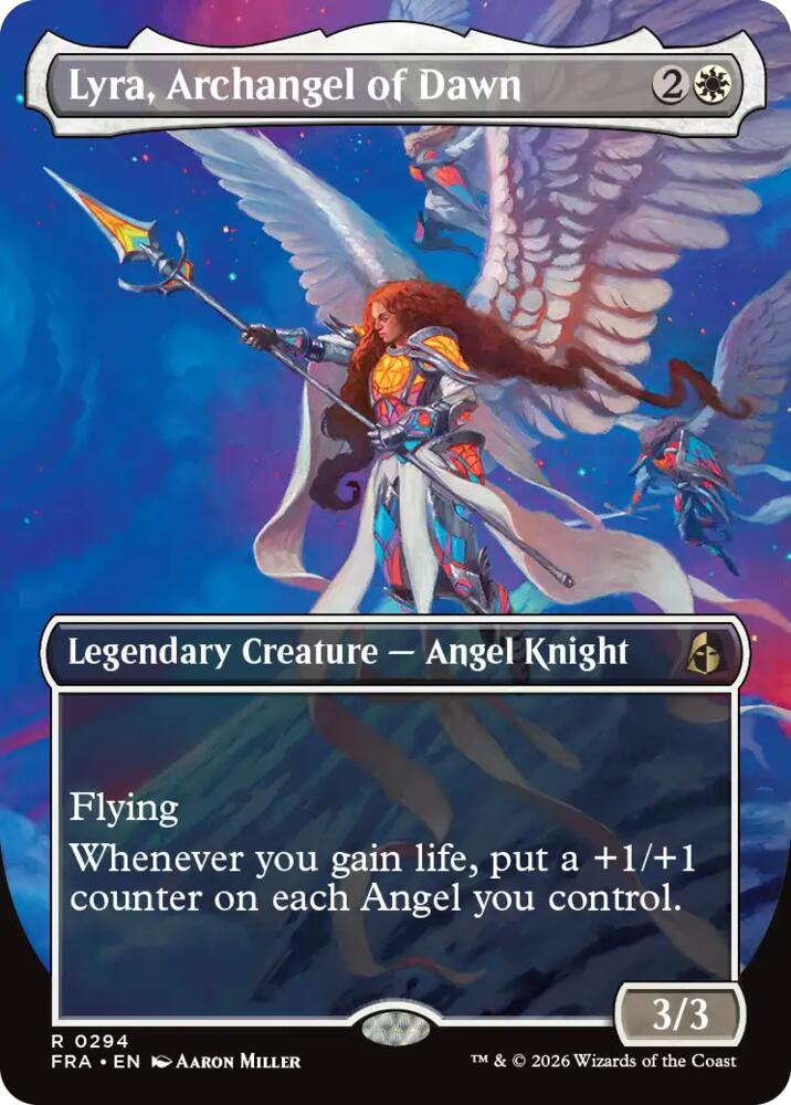 Lyra, Archangel of Dawn 294 (Reality Fracture)  - Borderless | Good Games Adelaide SA