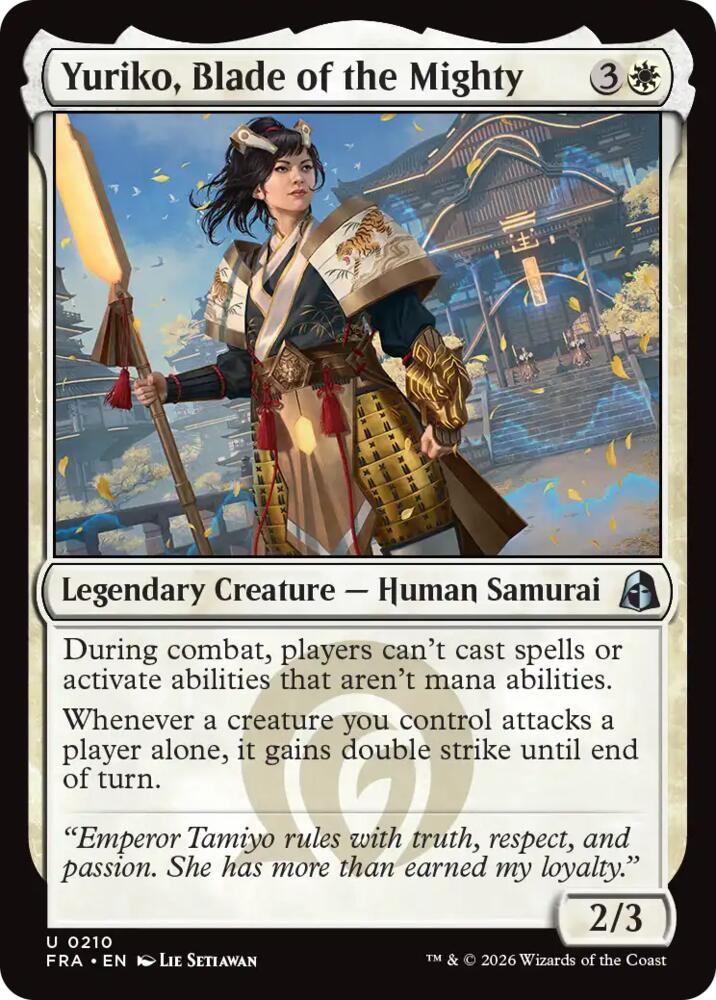 Yuriko, Blade of the Mighty 210 (Reality Fracture)  | Good Games Adelaide SA