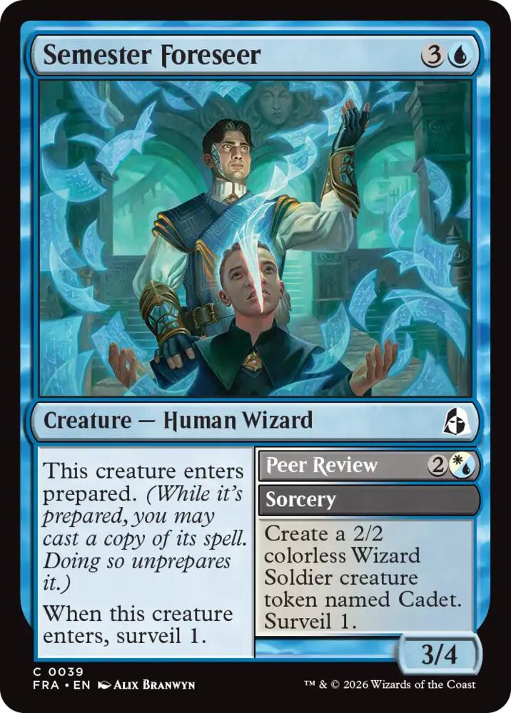 Semester Foreseer // Peer Review 39 (Reality Fracture)  - Foil | Good Games Adelaide SA