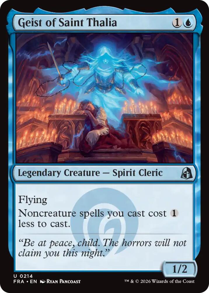 Geist of Saint Thalia 214 (Reality Fracture)  - Foil | Good Games Adelaide SA