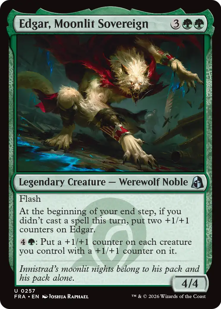 Edgar, Moonlit Sovereign 257 (Reality Fracture)  - Foil | Good Games Adelaide SA
