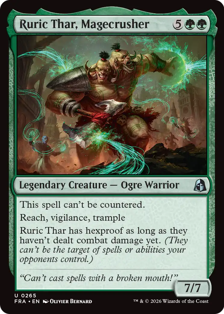 Ruric Thar, Magecrusher 265 (Reality Fracture)  - Foil | Good Games Adelaide SA