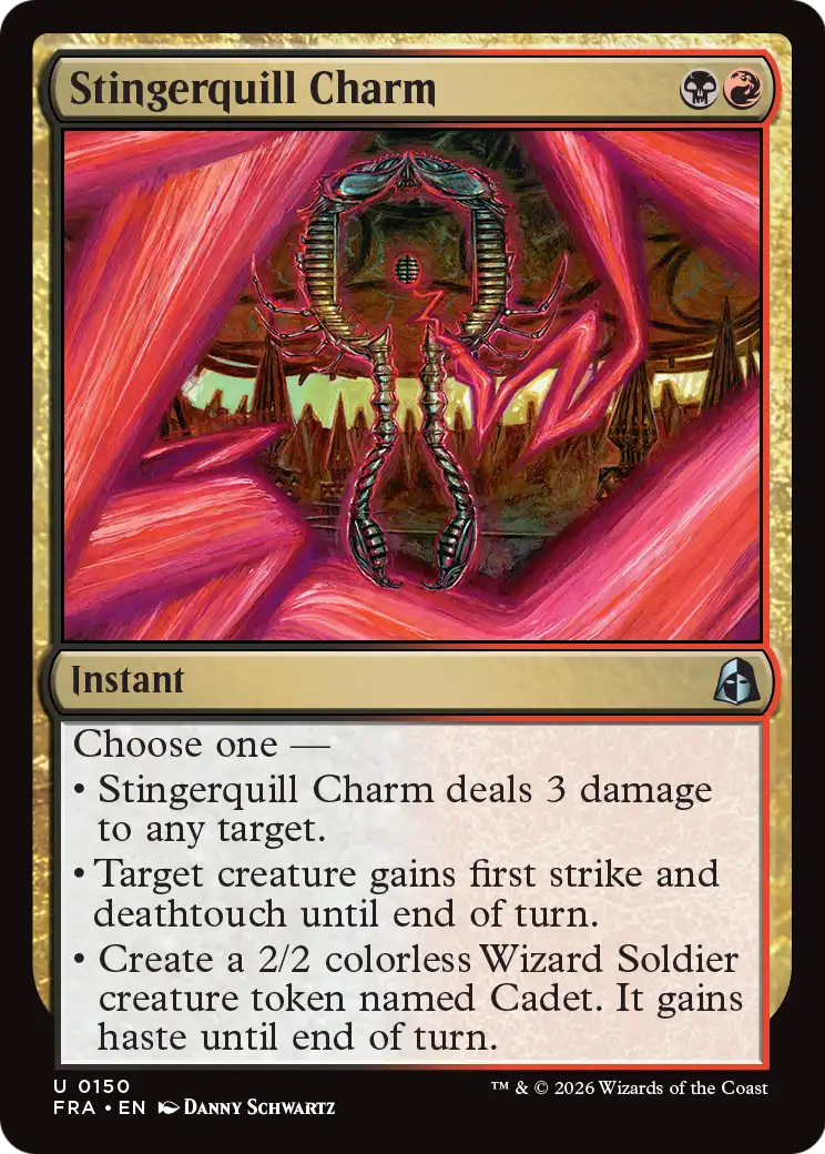 Stingerquill Charm 150 (Reality Fracture)  - Foil | Good Games Adelaide SA