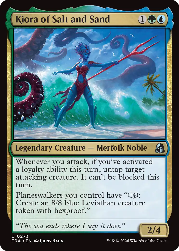 Kiora of Salt and Sand 273 (Reality Fracture)  - Foil | Good Games Adelaide SA