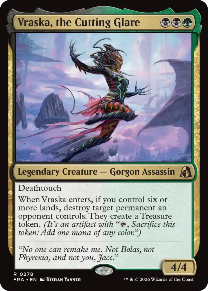 Vraska, the Cutting Glare 278 (Reality Fracture)  | Good Games Adelaide SA