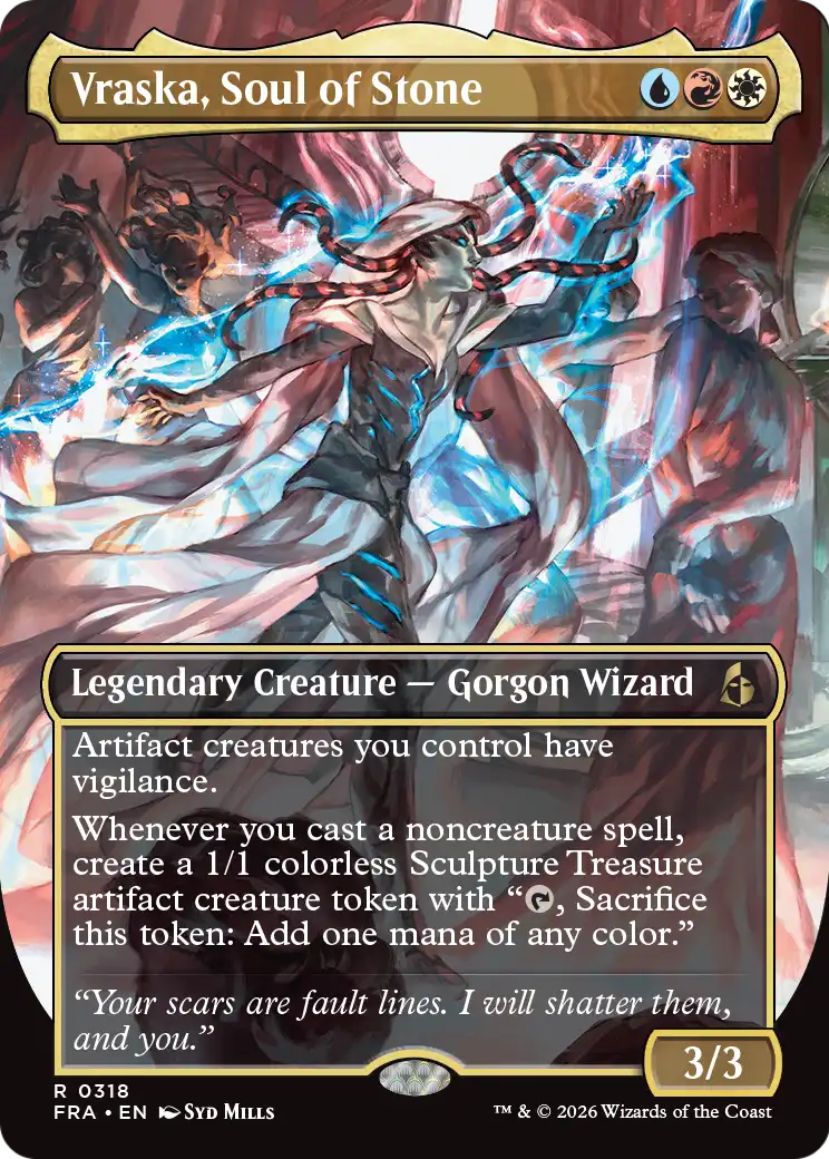 Vraska, Soul of Stone 318 (Reality Fracture)  - Borderless | Good Games Adelaide SA