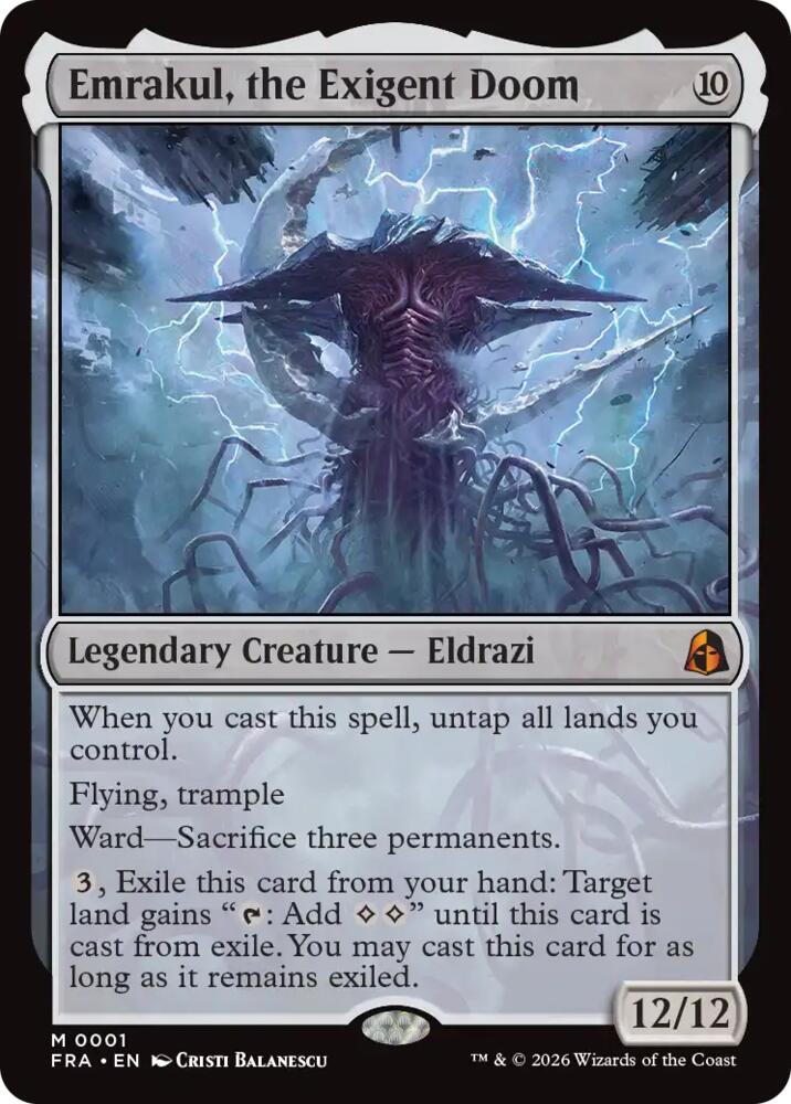 Emrakul, the Exigent Doom 1 (Reality Fracture)  | Good Games Adelaide SA