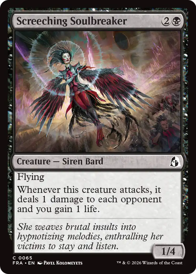 Screeching Soulbreaker 65 (Reality Fracture)  - Foil | Good Games Adelaide SA