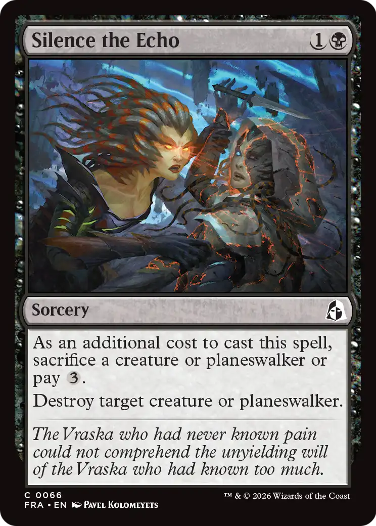 Silence the Echo 66 (Reality Fracture)  - Foil | Good Games Adelaide SA