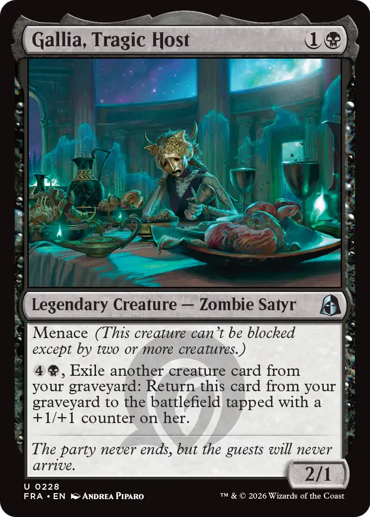 Gallia, Tragic Host 228 (Reality Fracture)  - Foil | Good Games Adelaide SA