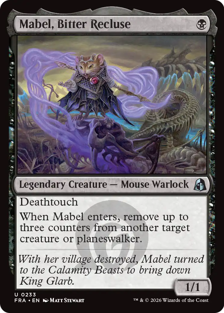 Mabel, Bitter Recluse 233 (Reality Fracture)  - Foil | Good Games Adelaide SA