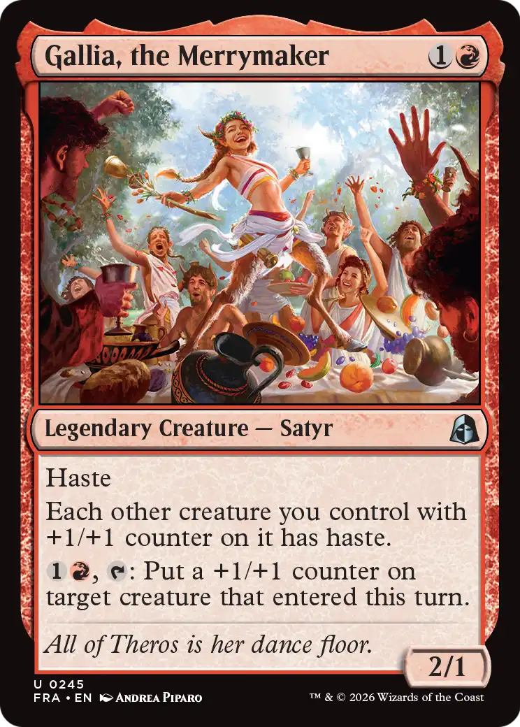 Gallia, the Merrymaker 245 (Reality Fracture)  - Foil | Good Games Adelaide SA