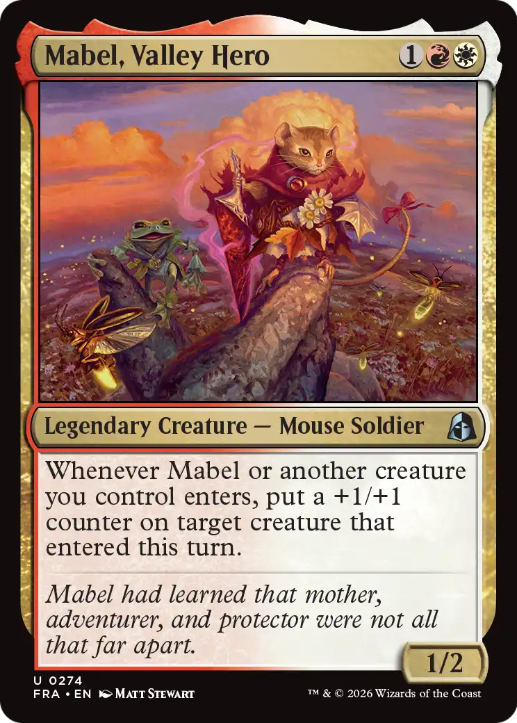 Mabel, Valley Hero 274 (Reality Fracture)  - Foil | Good Games Adelaide SA