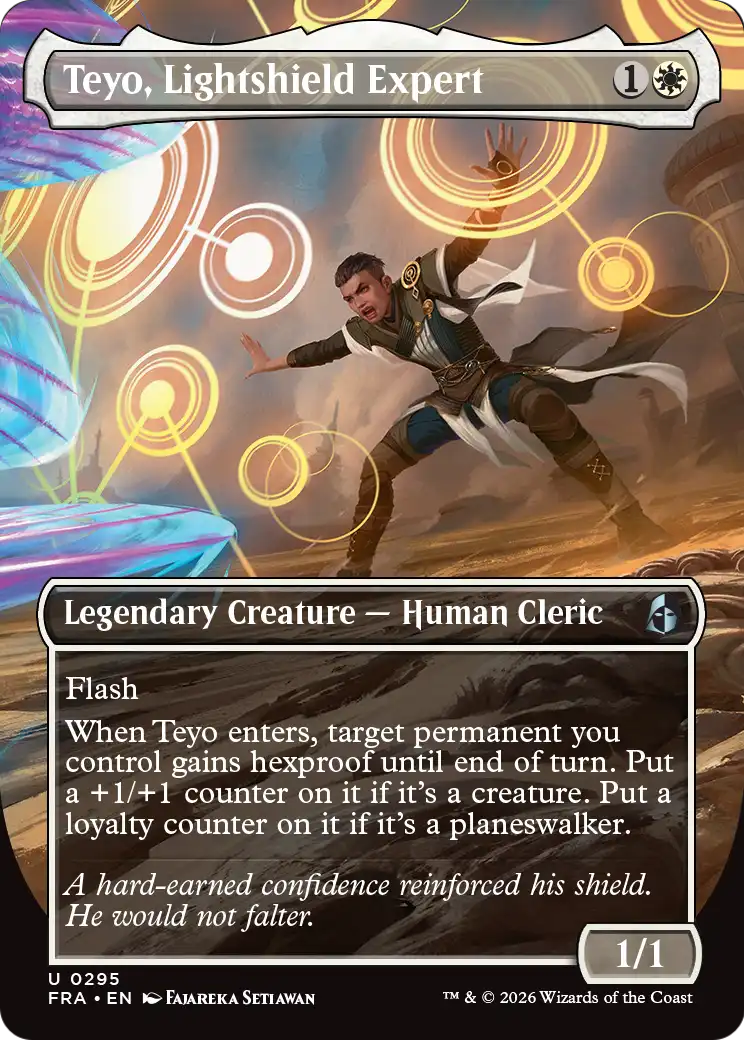 Teyo, Lightshield Expert 295 (Reality Fracture)  - Borderless Foil | Good Games Adelaide SA