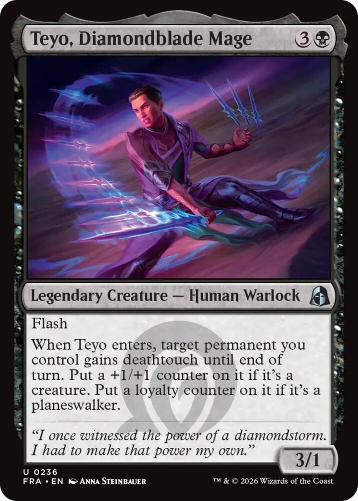 Teyo Diamondblade Mage 236 (Reality Fracture)  | Good Games Adelaide SA