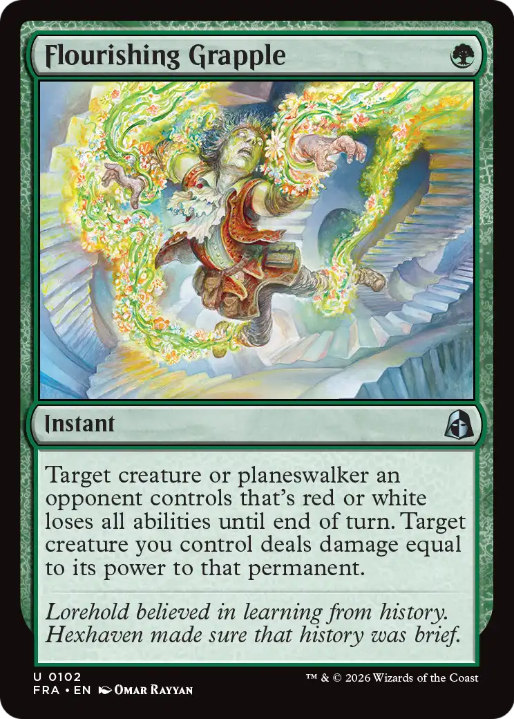 Flourishing Grapple 102 (Reality Fracture)  - Foil | Good Games Adelaide SA