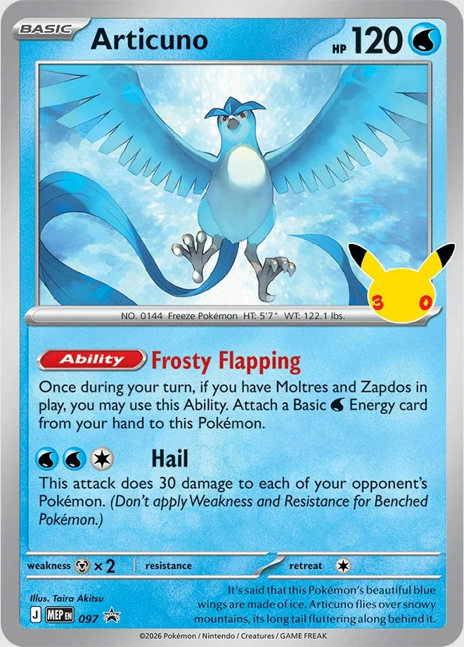 Articuno 097 (ME: Mega Evolution Promo)  - Holofoil | Good Games Adelaide SA