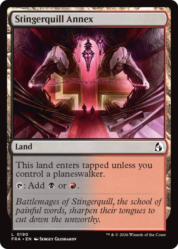 Stingerquill Annex 190 (Reality Fracture)  - Foil | Good Games Adelaide SA