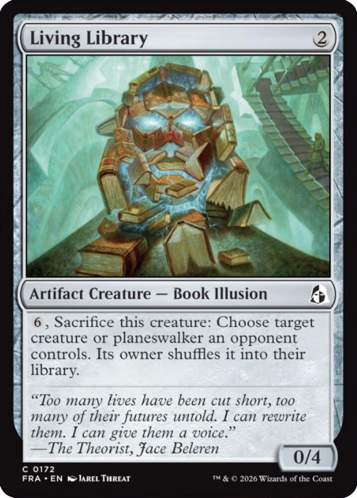 Living Library 172 (Reality Fracture)  - Foil | Good Games Adelaide SA