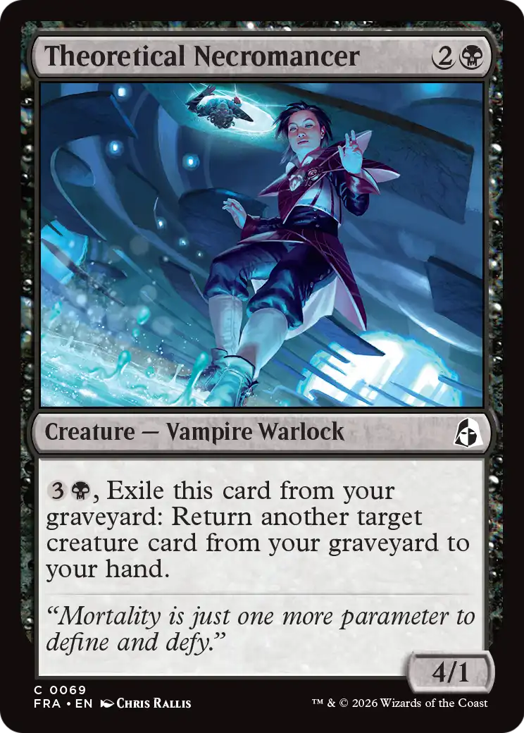 Theoretical Necromancer 69 (Reality Fracture)  - Foil | Good Games Adelaide SA