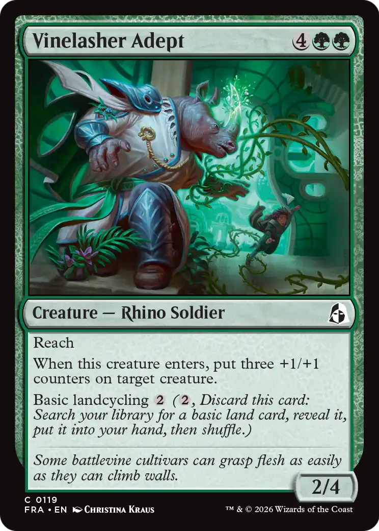 Vinelasher Adept 119 (Reality Fracture)  - Foil | Good Games Adelaide SA