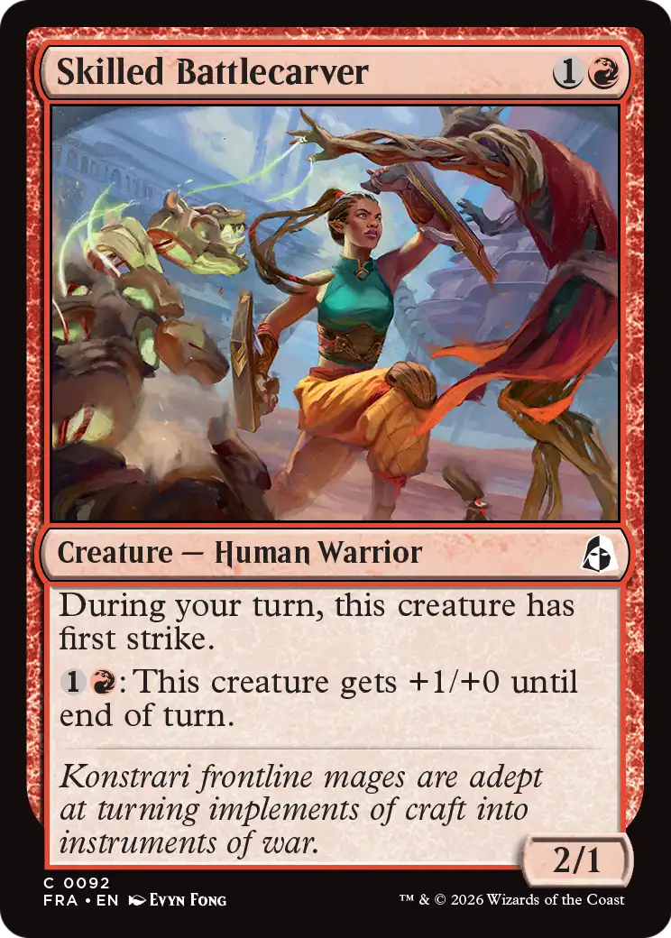 Skilled Battlecarver 92 (Reality Fracture)  - Foil | Good Games Adelaide SA