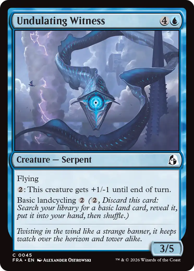 Undulating Witness 45 (Reality Fracture)  - Foil | Good Games Adelaide SA