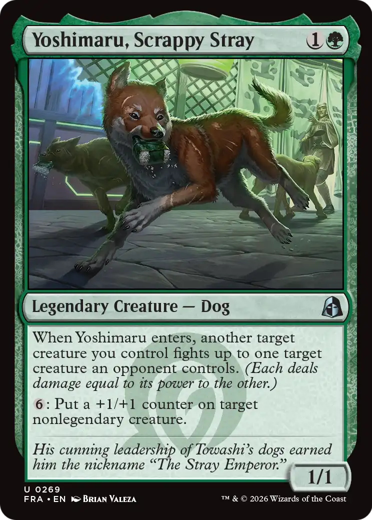 Yoshimaru, Scrappy Stray 269 (Reality Fracture)  - Foil | Good Games Adelaide SA