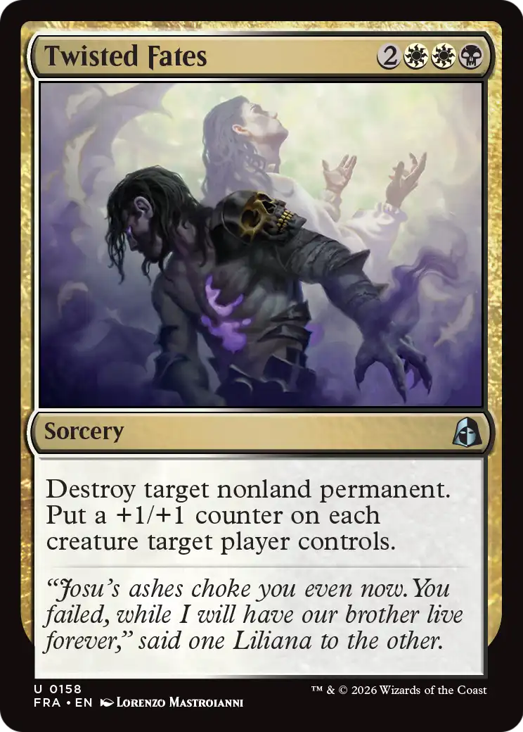 Twisted Fates 158 (Reality Fracture)  - Foil | Good Games Adelaide SA